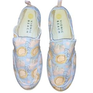 Vionic Beach Malibu lemon Casual Slip On Sneakers Women's Shoes size 9.5